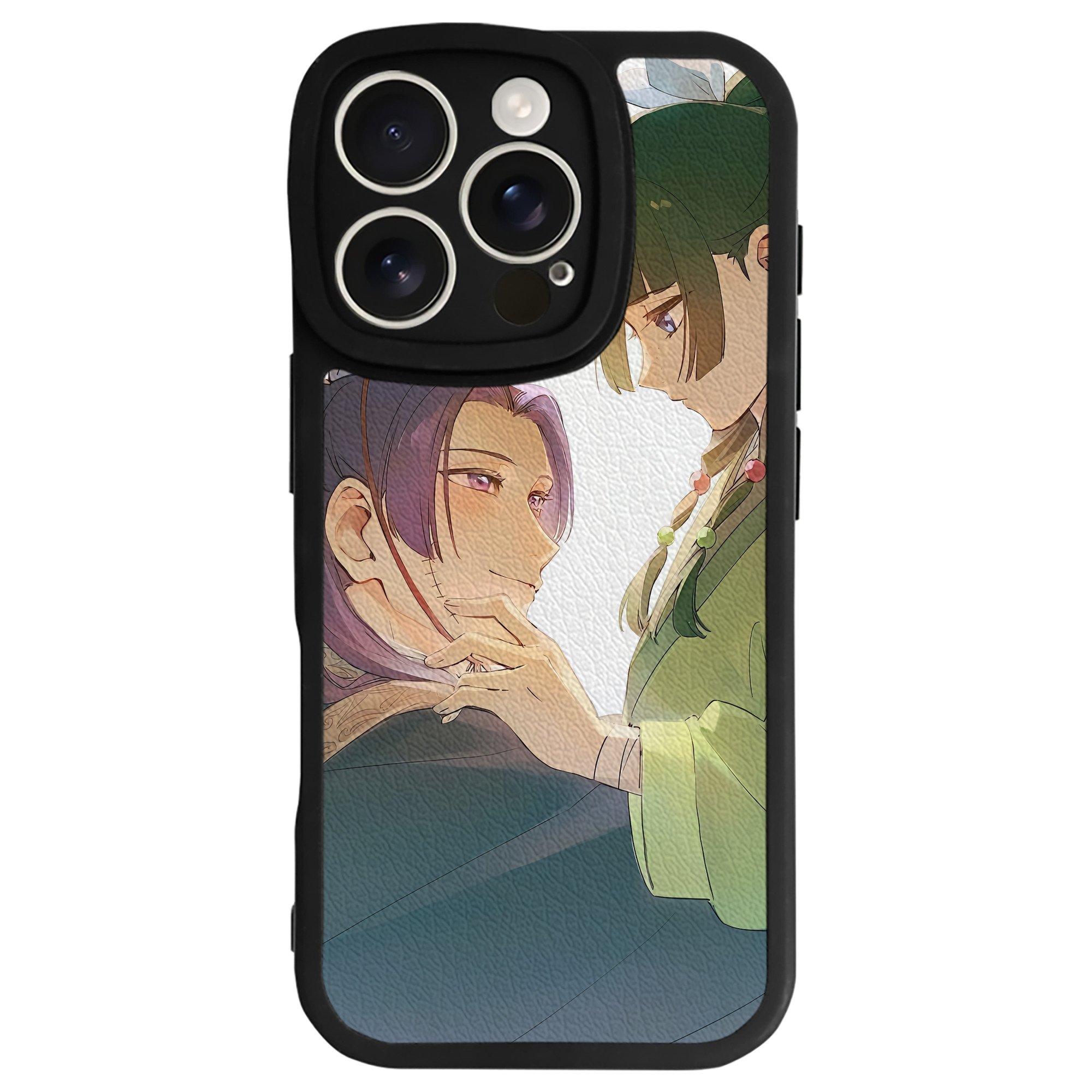 （画像用） 薬屋のひとりごと The Apothecary Diaries 【iPhone 16シリーズ対応】シリコンスマホケース（レザー調） 材質：シリコン